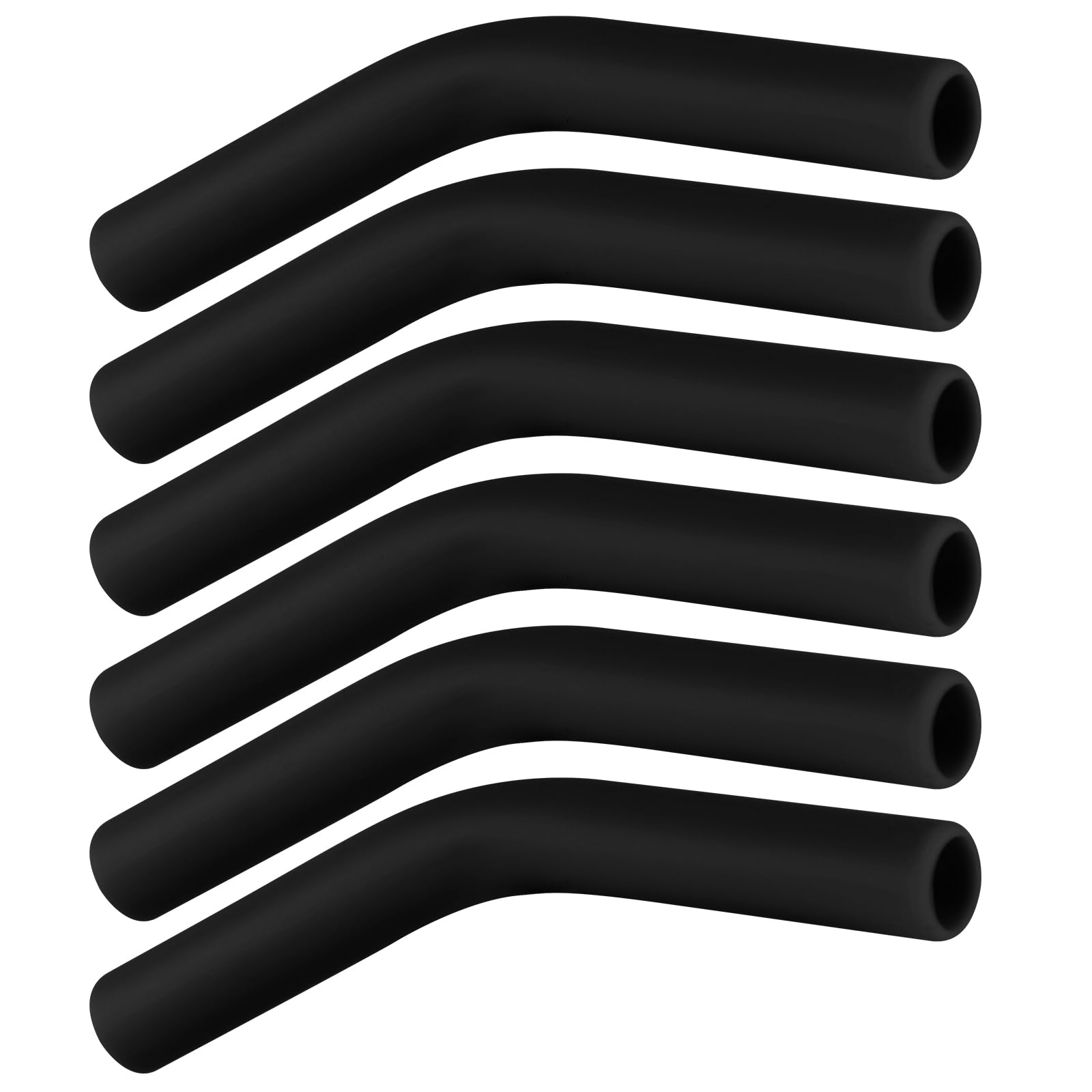 6pcs Embout Paille Silicone, Réutilisables Couvre-Embouts De Paille
