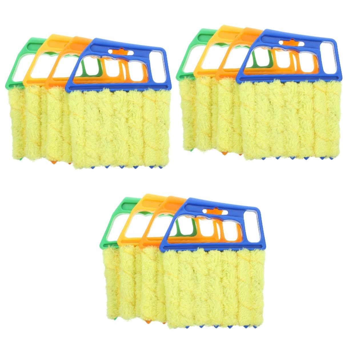 SHERCHPRY 3 Series Cepillo De Limpieza para Aire Acondicionado Limpiador De Persianas Plumero Accesorio para Persianas Cepillo Reutilizable para Persianas Herramientas para 4 Piezas x 3