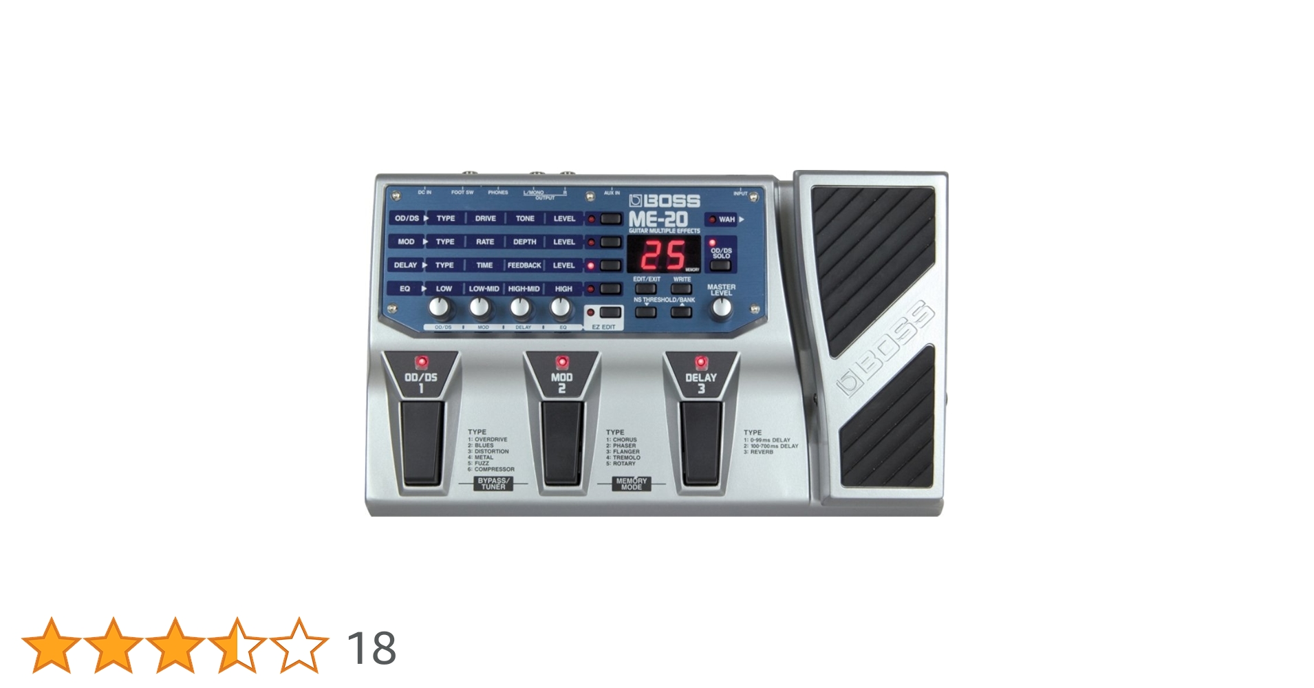 Amazon | BOSS ME-20 GUITAR MULTIPLE EFFECTS ボス ギター用マルチ Amazon | BOSS ME-20 GUITAR MULTIPLE EFFECTS ボス ギター用マルチ