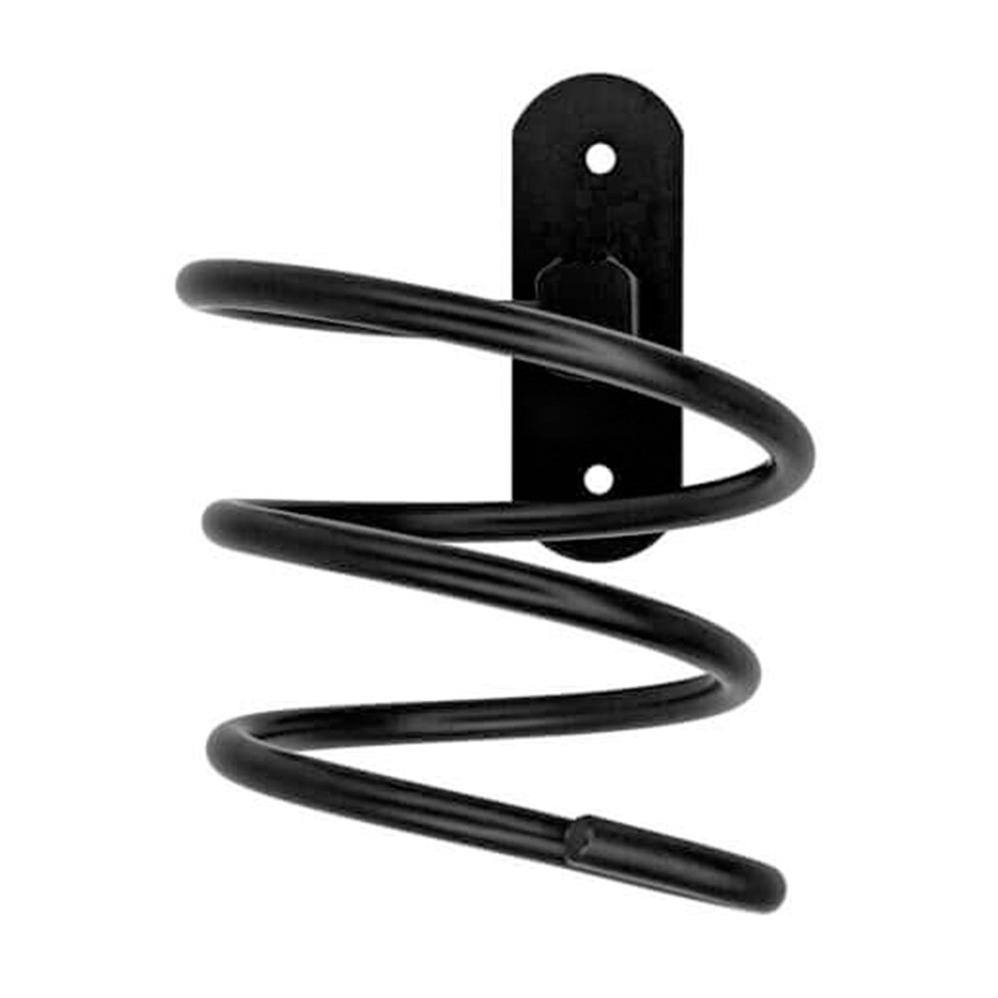 G Gabri Black (Only Holder) Gabri Hair Dryer Holder Wall Mounted, Hairdryer Holder, Hair Tools Organiser, Hair Dryer Stand, Sleek And Durable Bathroom Organizer (Black (Only Holder))