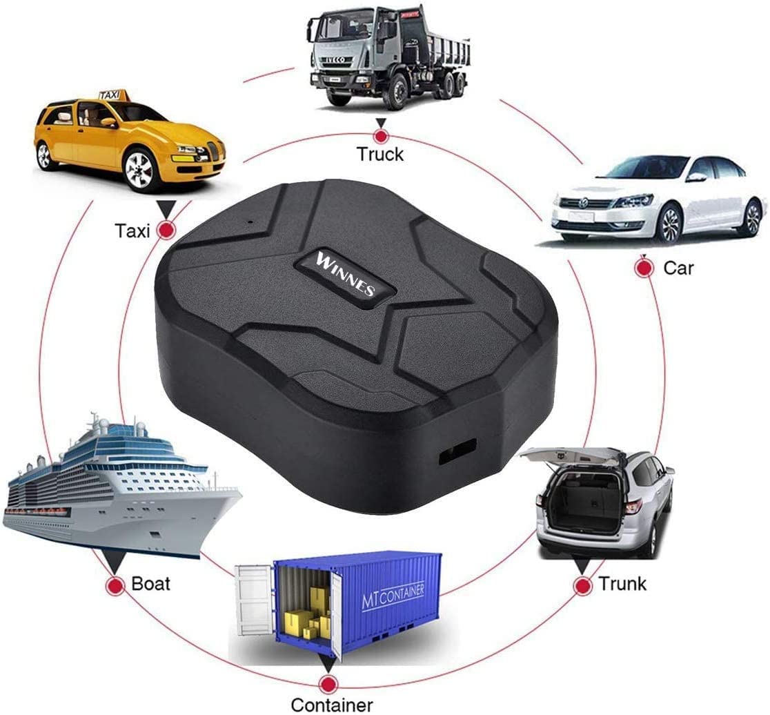 Zeerkeer Traceur GPS Voiture 10000mah Tracker GPS Clôture Géographique Aimant Construit Alarme Intelligente Multiple Historique de Navigation Traceur GPS App Geolocalisateur pour Voiture Camion Moto
