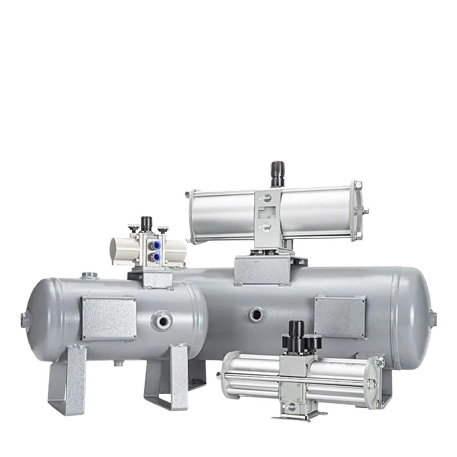 Pompe pneumatique VBA 10A-02GN avec cylindre de stockage de pression d'air