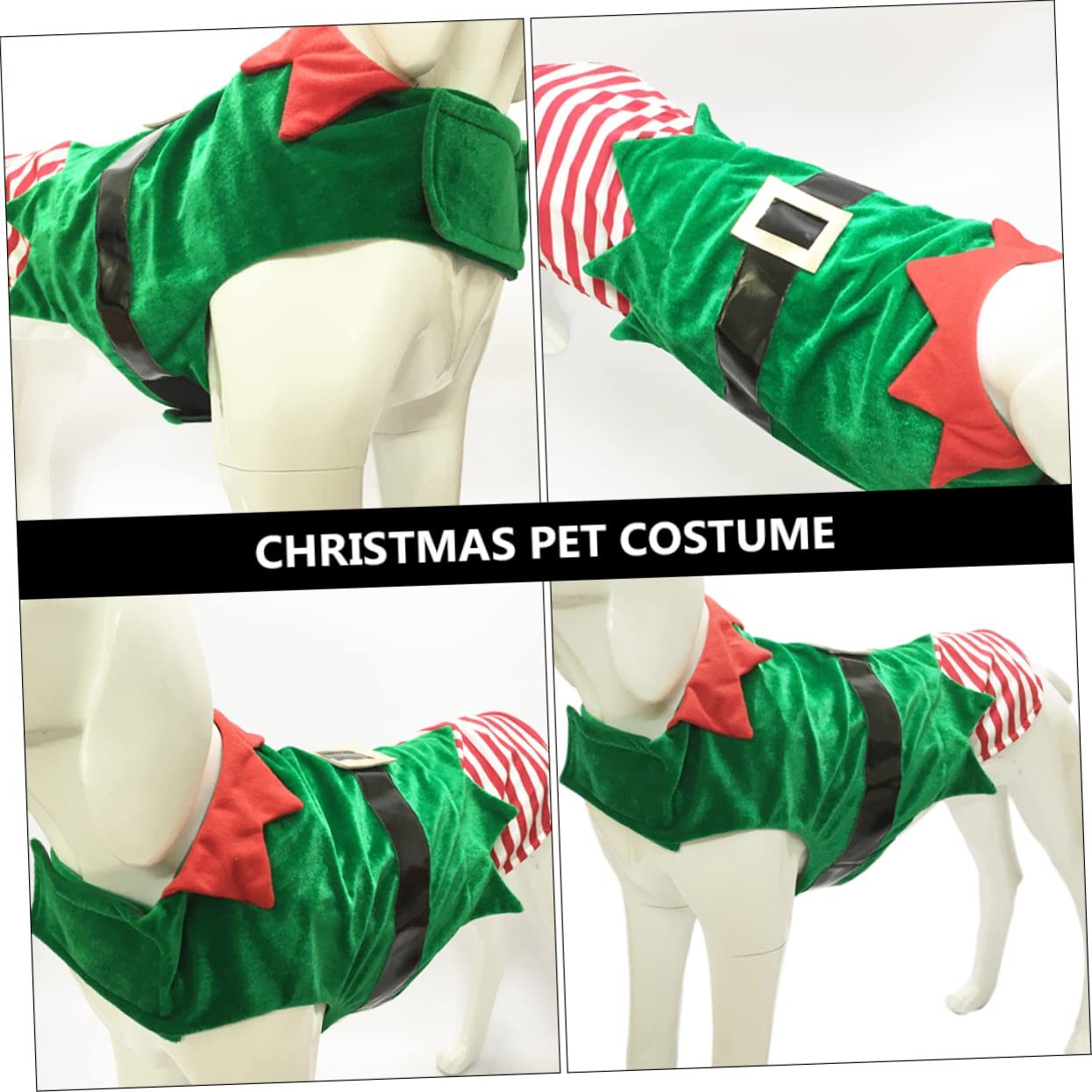 Didiseaon 2 Pz Costume Da Trasformazione Per Animali Domestici Maglione Per Cani Natale Costume Da Gatto Elfo Da Babbo Natale Per Animali Domestici Veste Animale Domestico