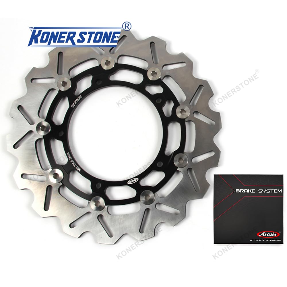 Disco Dischi Freno Anteriore Posteriore Rotore per MT03 2016-2019 ABS/YZF R3 2015-2021 ABS 2017-2021 Accessori di ricambio per moto MT 03 Nero YZF-R3