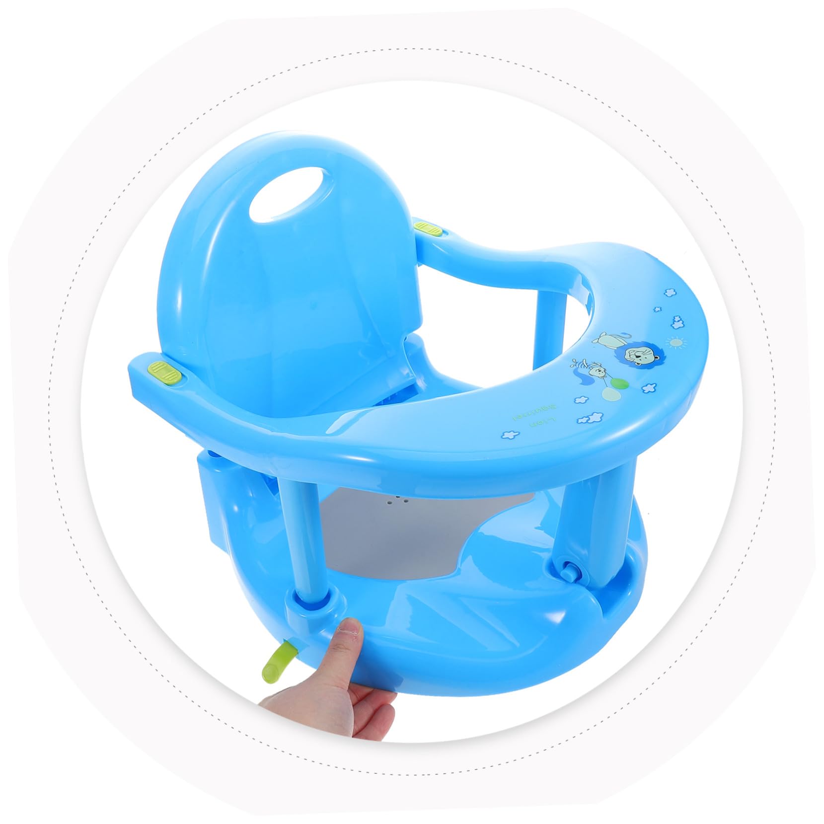 Asiento de Baño Cómodo Asiento de Baño Plegable para Viajes para Recién Nacidos Soporte de Seguridad Fácil de Instalar y Usar