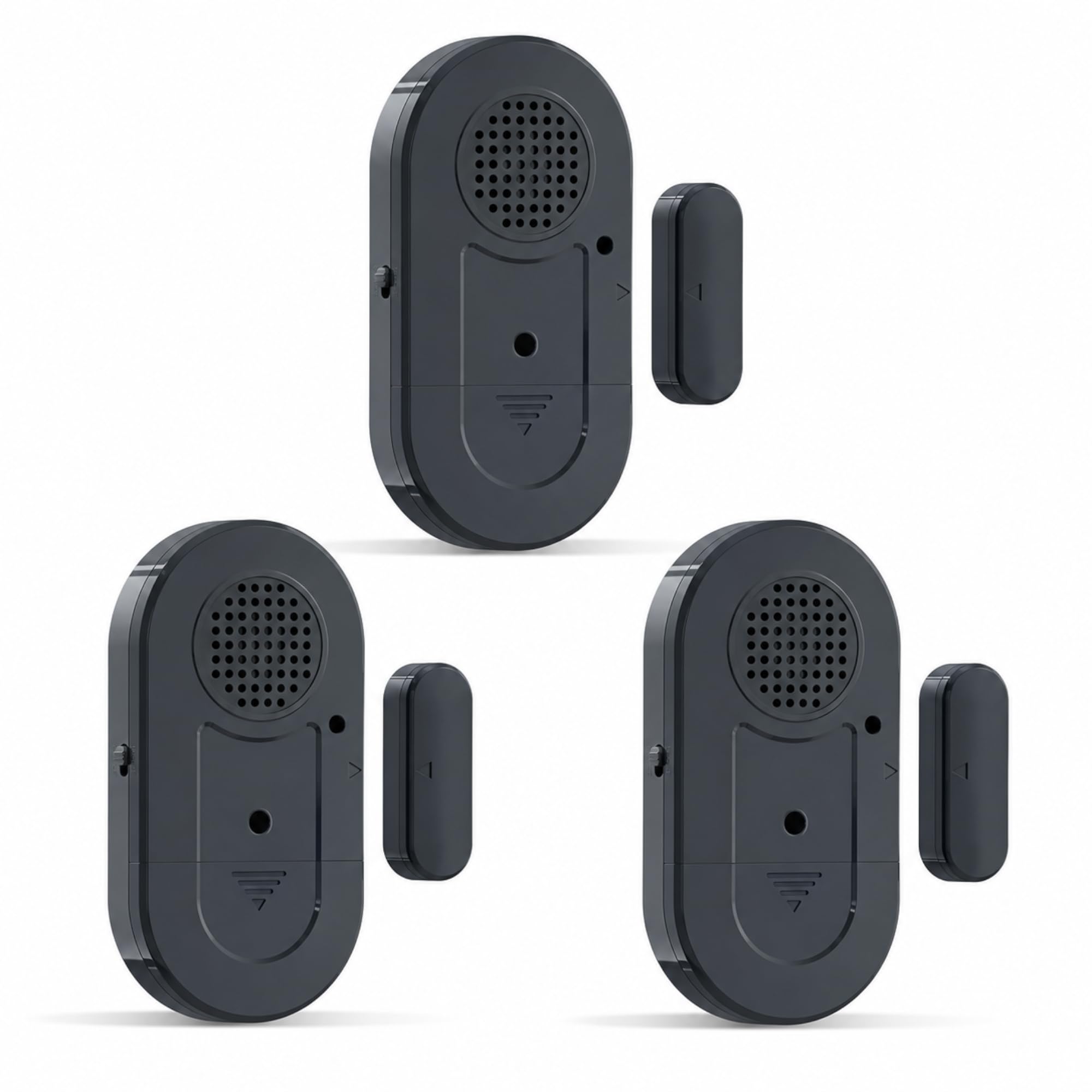 Sanjie Door Window Alarm Sensors, 3 Pack, 125dB, Volume Control