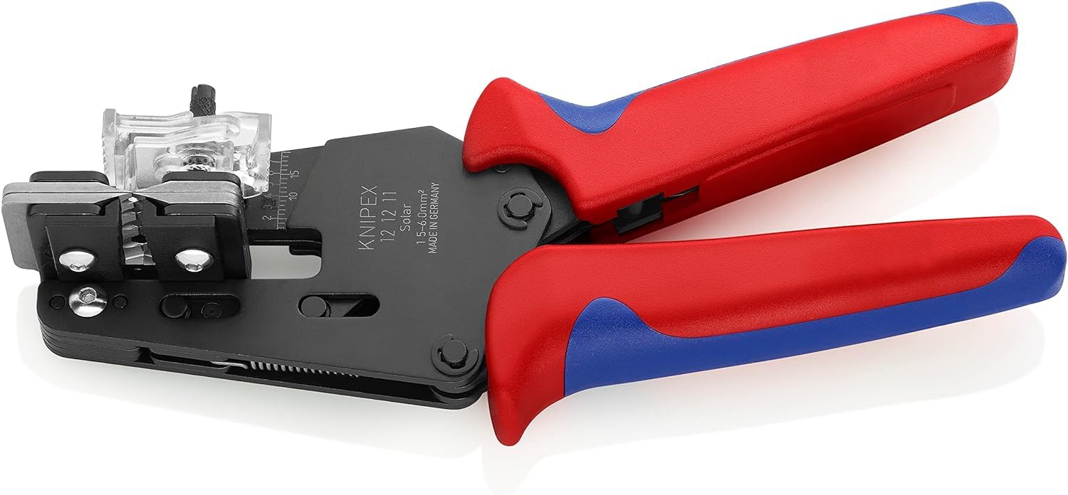 KNIPEX Präzisions-Abisolierzange, für PV-Kabel, 1,5/2,5/4/6 mm²