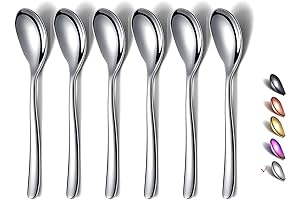 Elegant Espresso Spoons Set of 6
