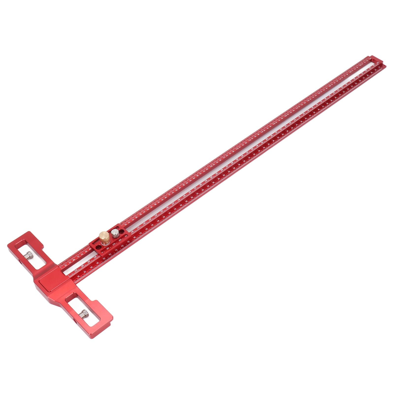 Alomejor T Type Scribing Ruler with Adjustable Slider