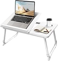 Vista 6 de Mesa para computadora portátil CloudTrip para cama o sofá, escritorio de regazo, escritorio de trabajo en cama, escritorios de oficina