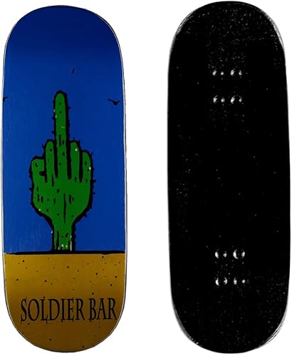 SOLDIER BAR Soldierbar 11.0 - Diapasones de madera de arce (hecho a mano de 5 capas de arce canadiense de 1.339in x 3.858in) (Cactus)