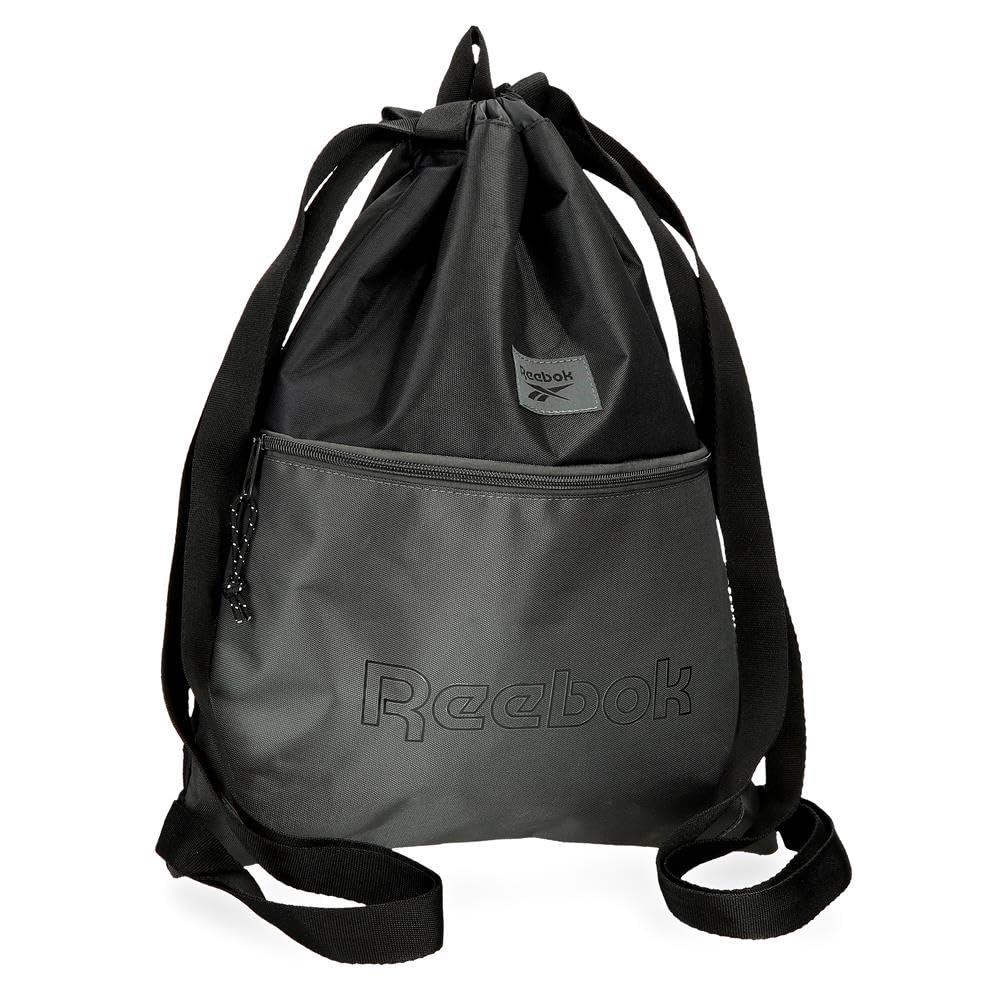 Reebok - Arlo Drawstring Bag, Black, 35 x 46 cm, Polyester, by Joumma Bags