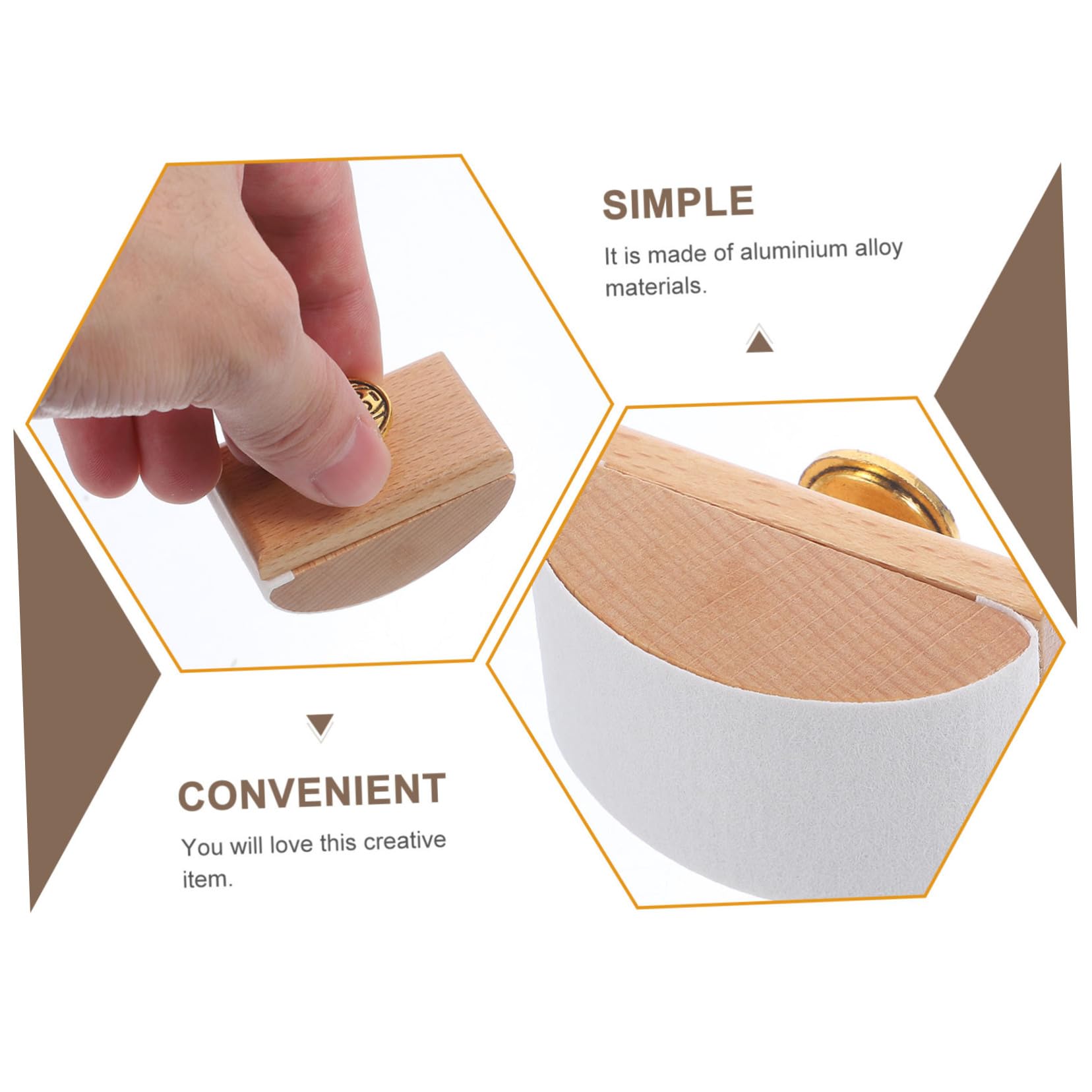 STOBOK Assorbitore Inchiostro in Legno e Lega di Zinco Portatile Carta Assorbente ad Asciugatura Rapida per Penna Stilografica