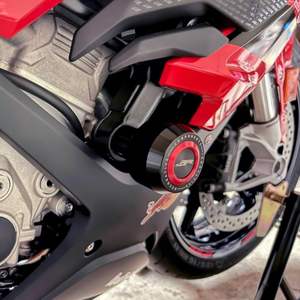 Modeer Compatibile con S1000RR 2023 2024 2025 S1000 RR telaio moto anticollisione Slider Crash s 1000 rr accessori (rosso)