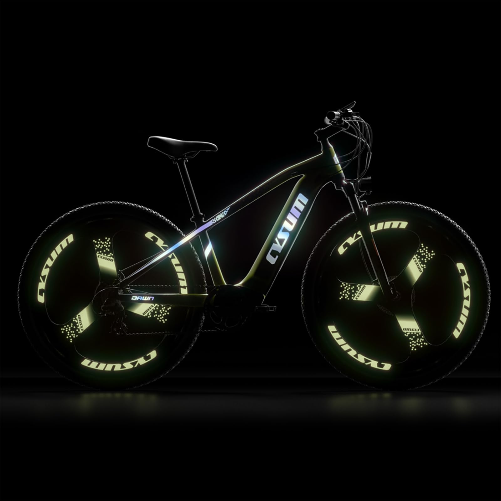 cysum Bicicletta Elettrica Montagna, Bici Elettrica Mountain, Fuoristrada Ebike Adulti, 29" Elettrica Bicicletta Uomo Donna, Li-Batteria Rimovibile 48V 15Ah Gamma 90-120km, Altezza Minima 170cm