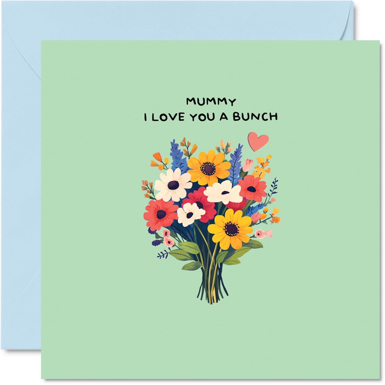 Mummy Birthday Card, I Love You a Bunch