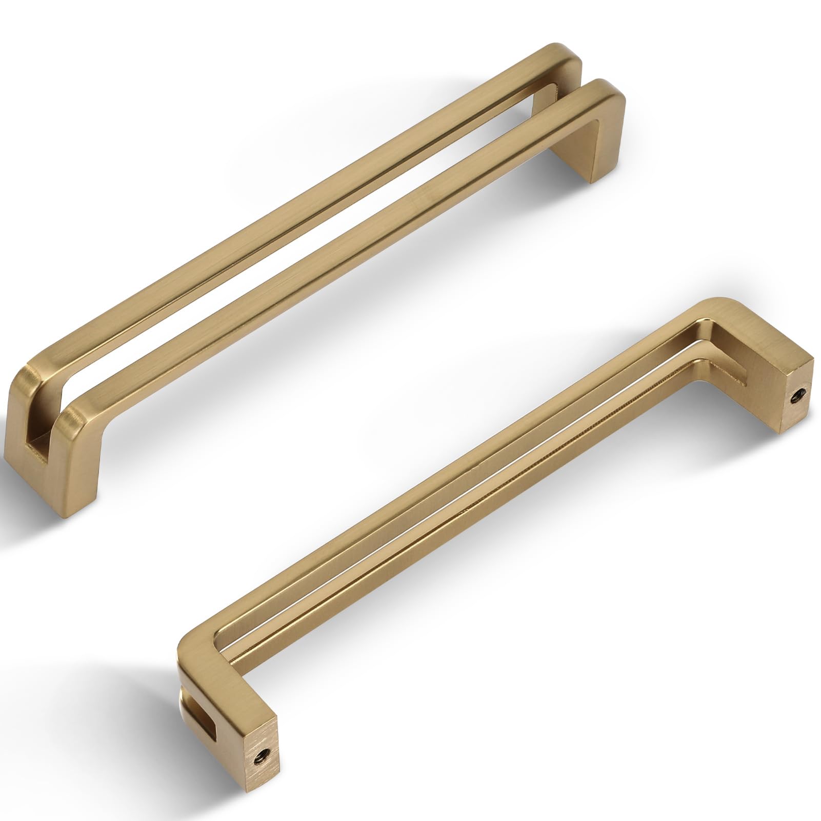 Antique Brass zinc Alloy Cabinet pulls,Vintage Retro 5 Inch （128mm） Hole Center Cabinet Handles for Drawer,Cupboard, Wardrobe,Dresser - 6 Pack — Amazon image 11