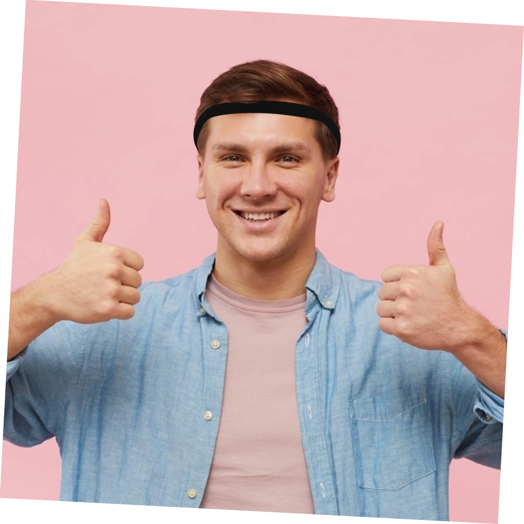 18 STK Sport-Stirnband Für Herren Männer Stirnbänder Yoga-Stirnband Baumwollstirnbänder Capuchas Für Männer Stirnband Für Basketball-männer Duschkopfband Mann Fitness Nylon Schal