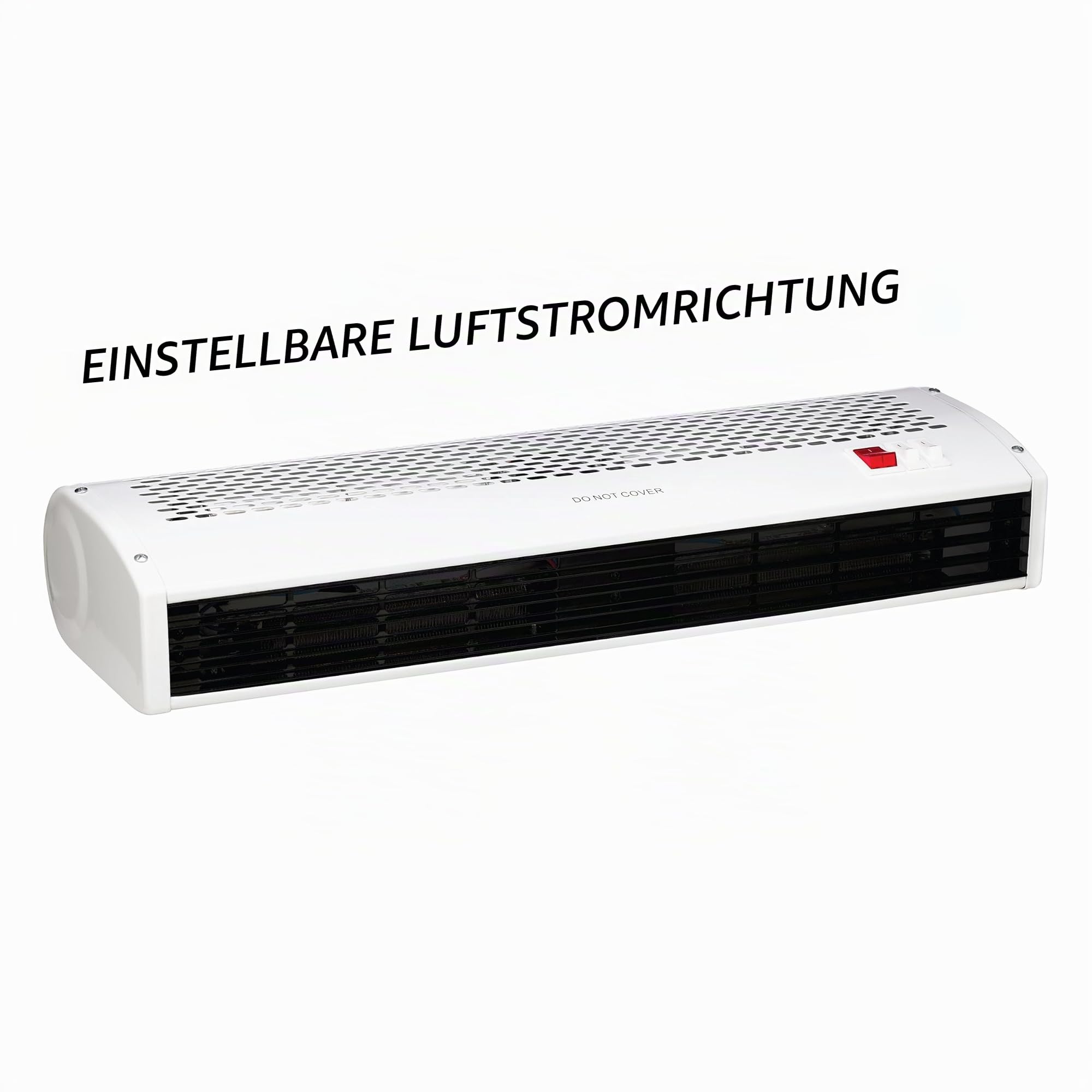 TCP 3 kW Luftschleierheizung, Türventilator mit 2 Heizstufen & Kühlmodus, RF Wireless 7-Tage-programmierbares Thermostat, Sicherheitsüberhitzung & Schutz vor offenem Fenster, Wand- oder Deckenmontage