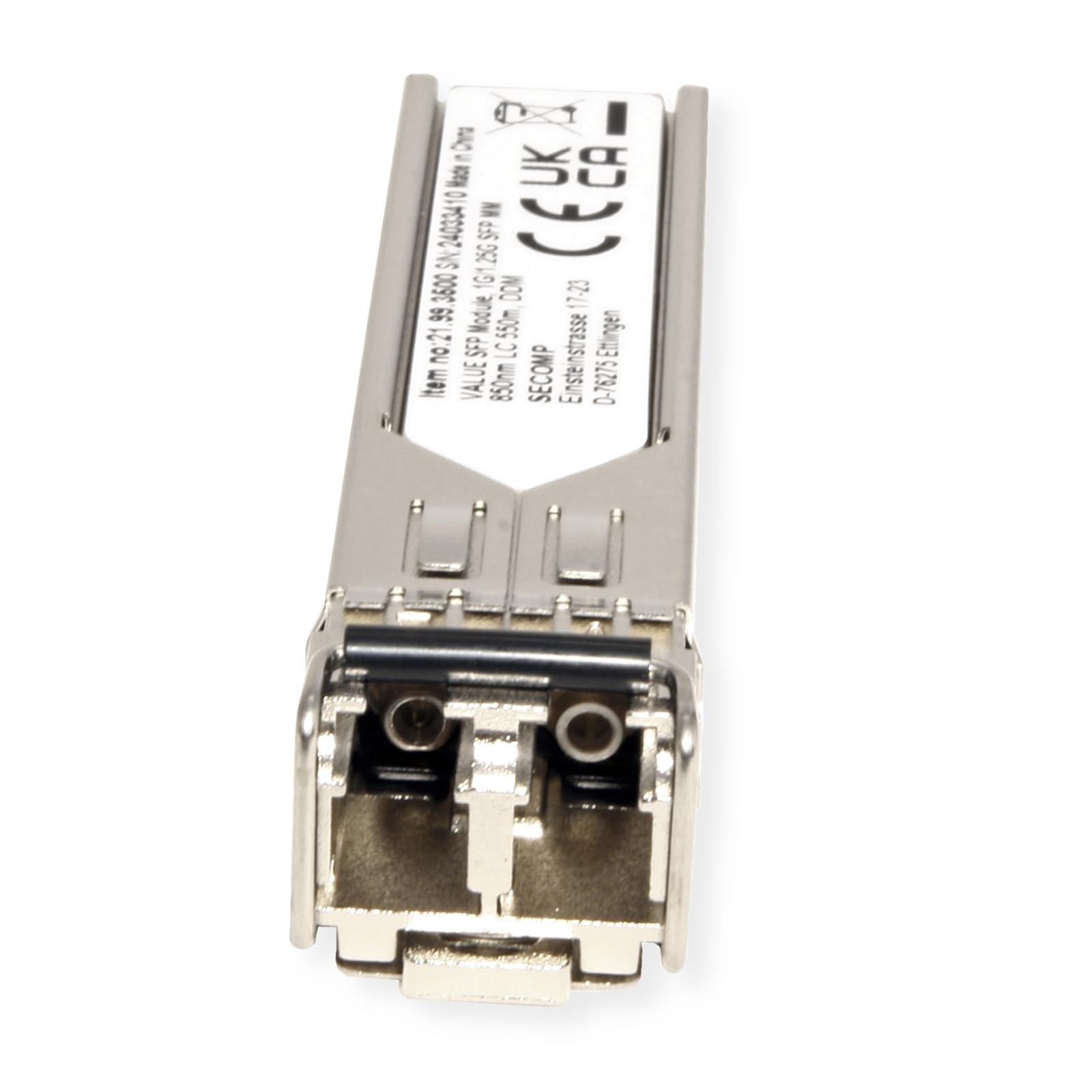 VALUE Módulo SFP (MiniGBIC) SX/LC, 1/1,25G, multimodo 850nm, máx. 550m