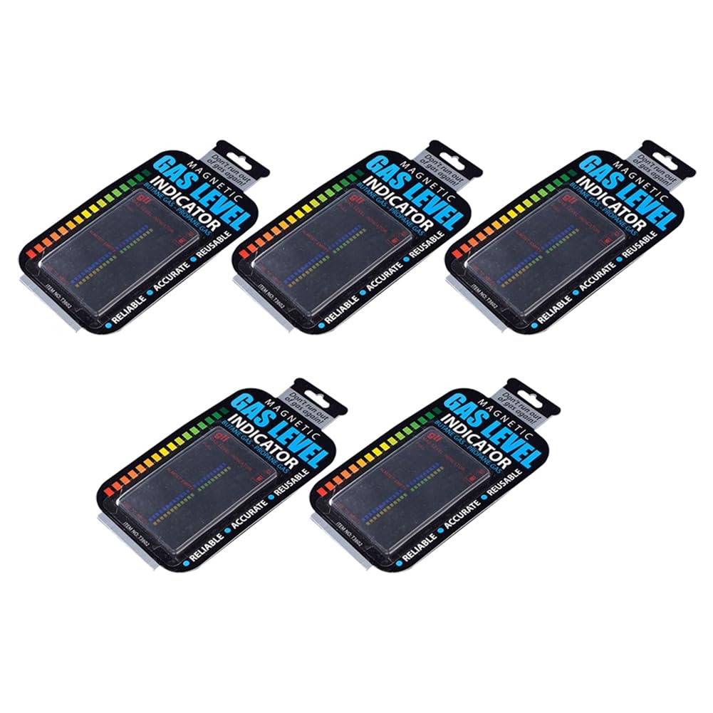 Baeroprki Photo Color 5Pcs Magnetic Gas Cylinder Tool Gas Tank Level Indicator Propane Fuel Magnetic Gauge Bottle Temperature Measuring