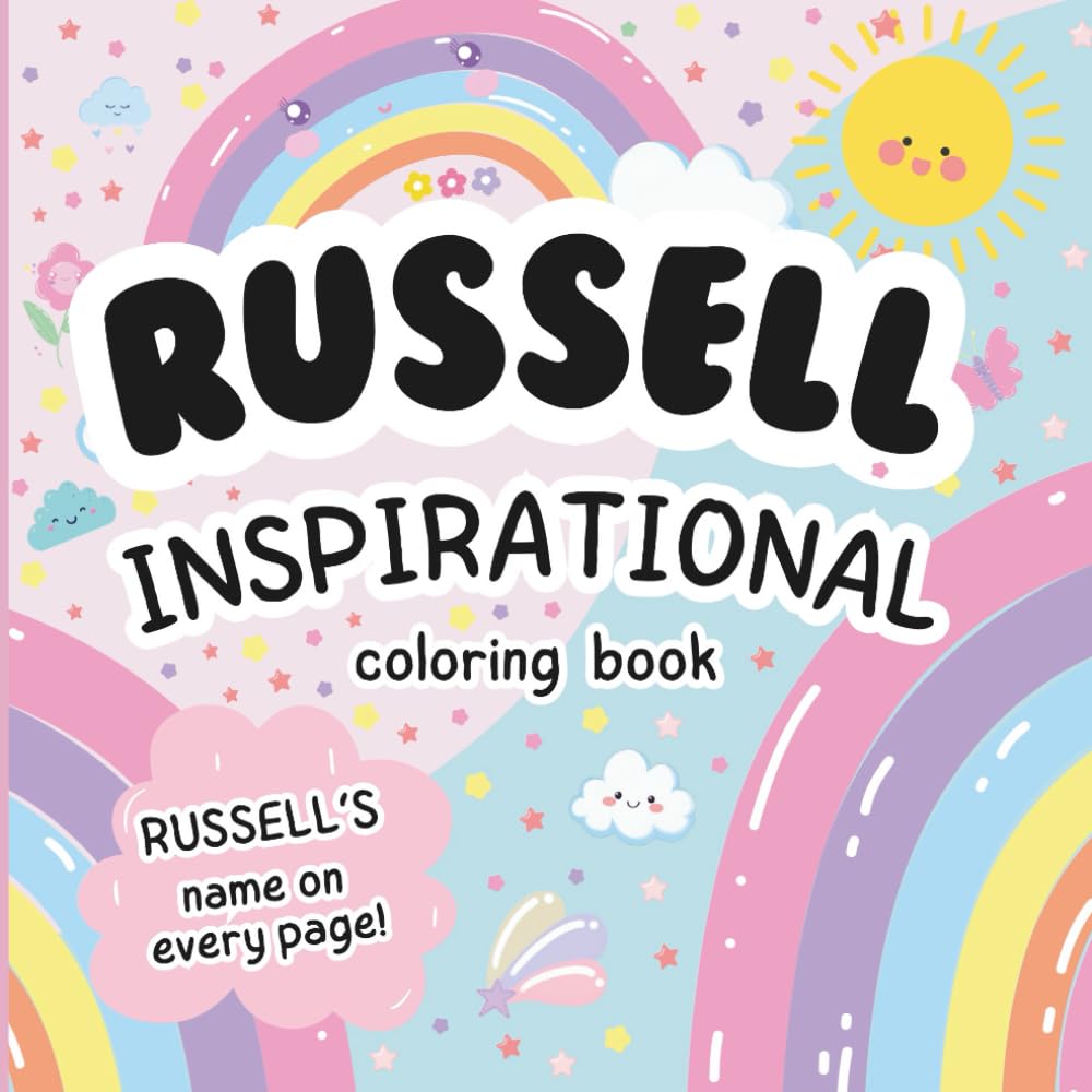 Russell Inspirational Coloring Book: Personalized Just for Russell – Russell's Name Appears on Every Coloring Page