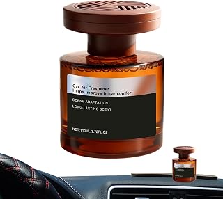 Car Air Freshener Diffuser - 110ml Vehicle Accessories For Long Lasting Aroma | High Capacity Glass Reservoir With Adjustable Mist Output For Sedan, SUV And Driver