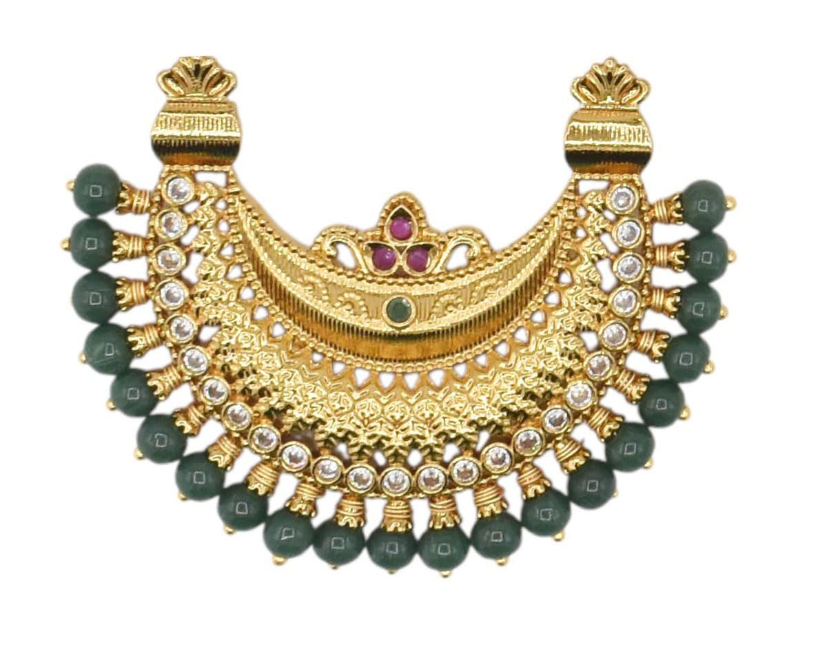 GVG JEWELLERY Gold Plated cz stones Pendant for Girls and Women LDKB-3390-G-image-48