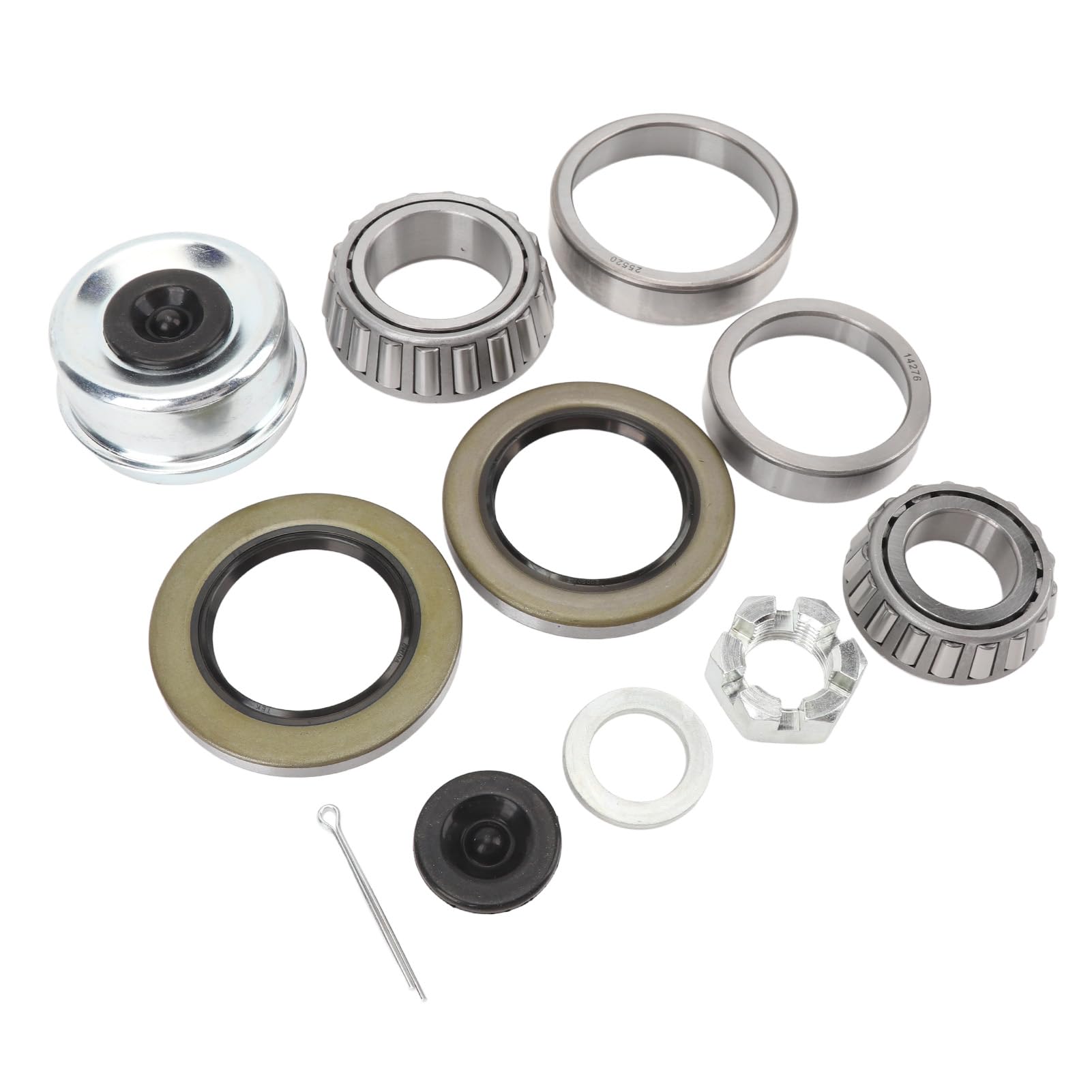 Aramox Kit per Cuscinetti per Cuscinetti della Ruota del Rimorchio per del Rimorchio per per per per per per Barca con Gare Esterne con Gare Esterne Guarni