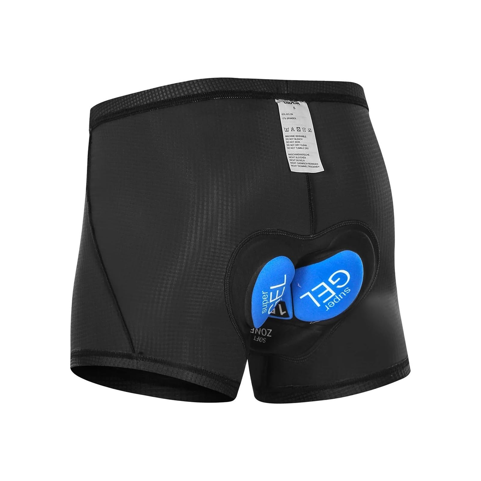 Pantaloncini Ciclismo Uomo Pantaloncini da Ciclismo con Imbottitura in Gel, Intimo PRO 9D 19D 20D, Mutande, Pantaloncini Neri, Bici, Mountain Bike(Color-3,5XL)