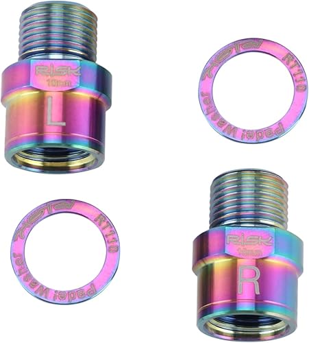 Miniatura 1 de Kisangel 1 Box 4 Pcs Pedal Extension Shaft Core Bike Accessories MTB Pedals Piezas para Bicicletas Exercise Bike Pedal Extenders Cycling Pedal