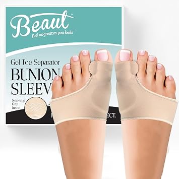 Bunion Corrector and Orthopedic Hallux Valgus Relief Splint Gel Bunion Pads Sleeves Brace Toe Stretcher Bunion Guard for Men and Women Gel Toe Spacer Separator Spreader Bunion Protector Small