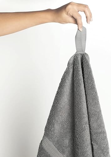 Nebia Toalla de mano para baños, duchas y bañeras, hecha de materiales reciclados, suave y absorbente, lavable a máquina, secado rápido, 15 x 30