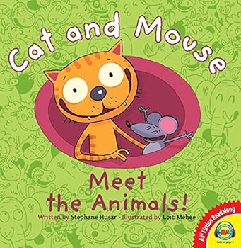 Library Binding Cat and Mouse Meet the Animals! Book