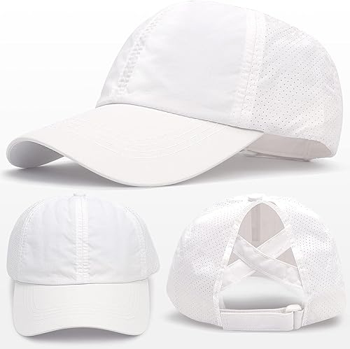 Miniatura 4 de Unaone Baseball Caps Adjustable Plain Hats Quick Dry Mesh Breathable Dad Hats for Men Women Fashion Sports