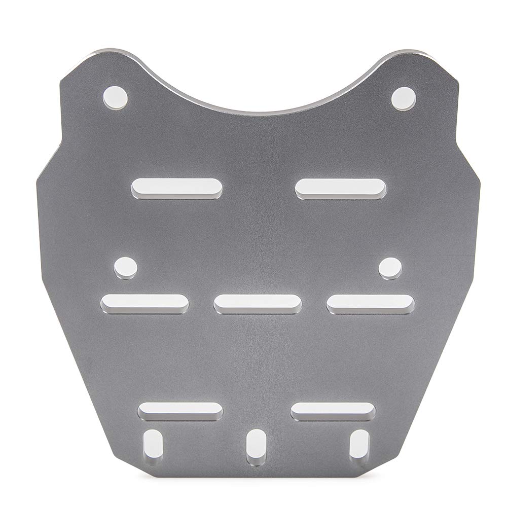 Portapacchi posteriore per moto Portapacchi per moto in lega di alluminio CNC Supporto portapacchi PCX 125 150 2014 2019 (Grigio)