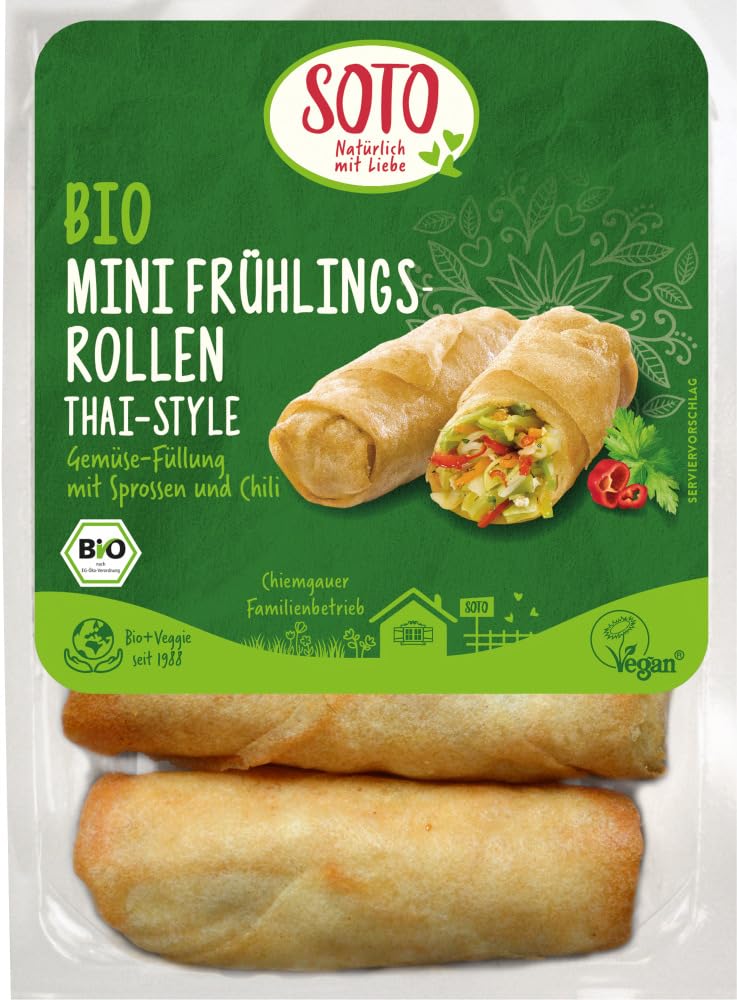 Bio Mini Frühlingsrollen Thai-Style 6 x 200 g