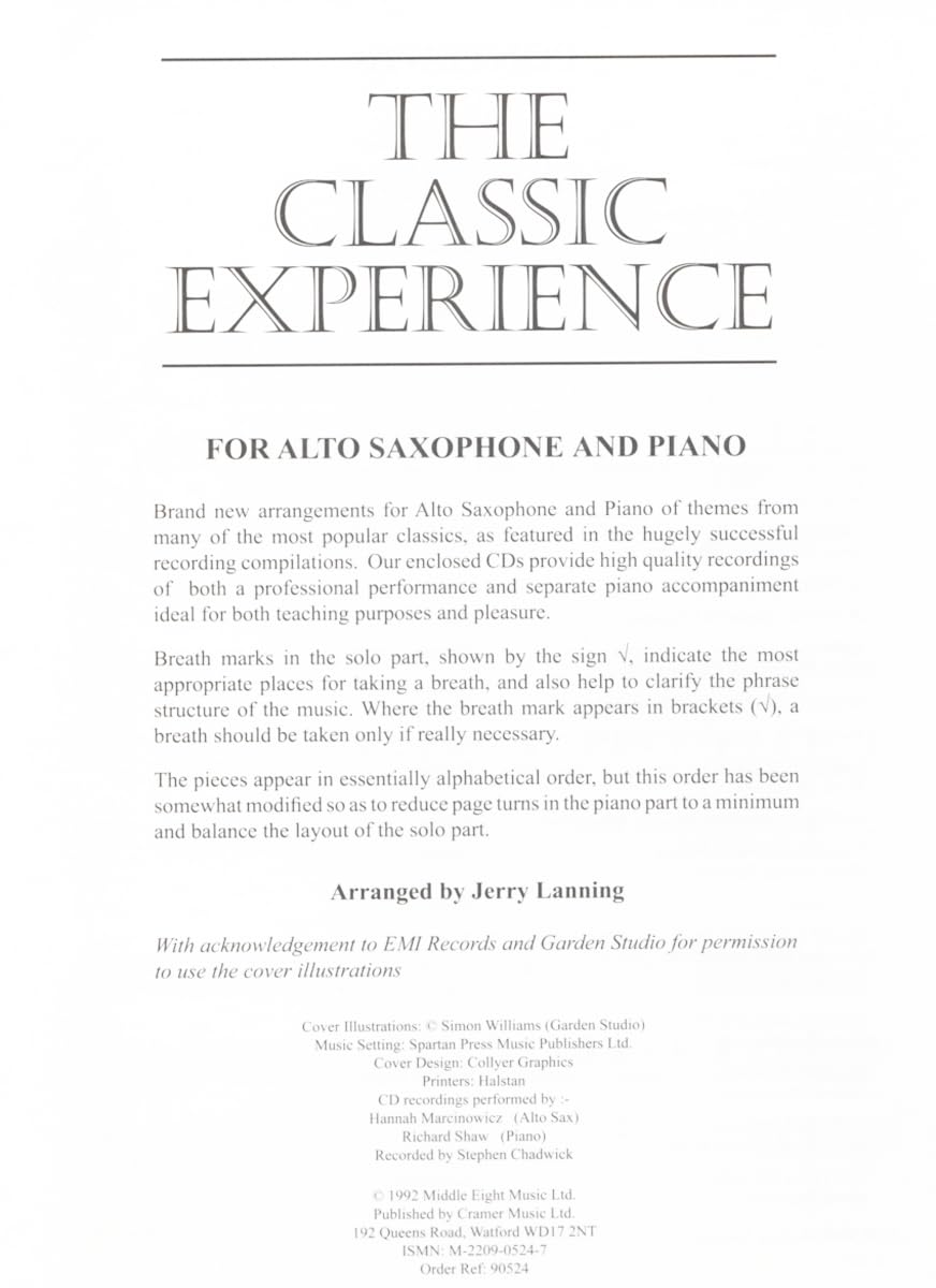 The Classic Experience Alto Sax