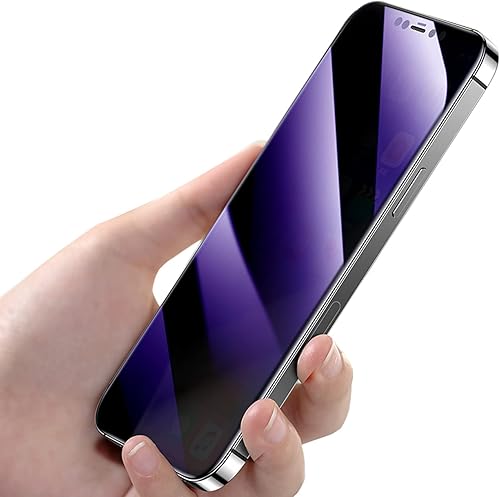 Miniatura 8 de Juego de 3 piezas de vidrio templado de privacidad anti-azul para iPhone Xs Max/iPhone 11 Pro Max, protector de pantalla antiespía, película