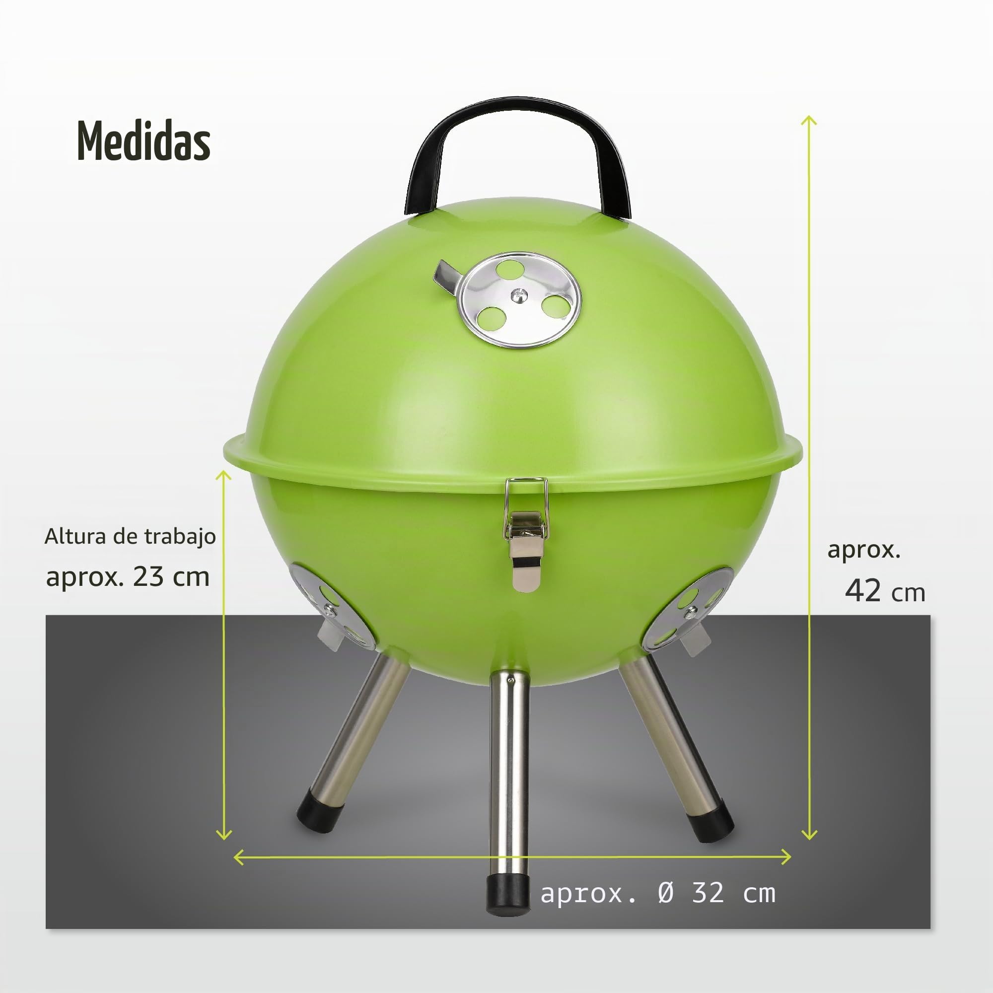 Tepro - Mini Barbacoa, Colores Variados
