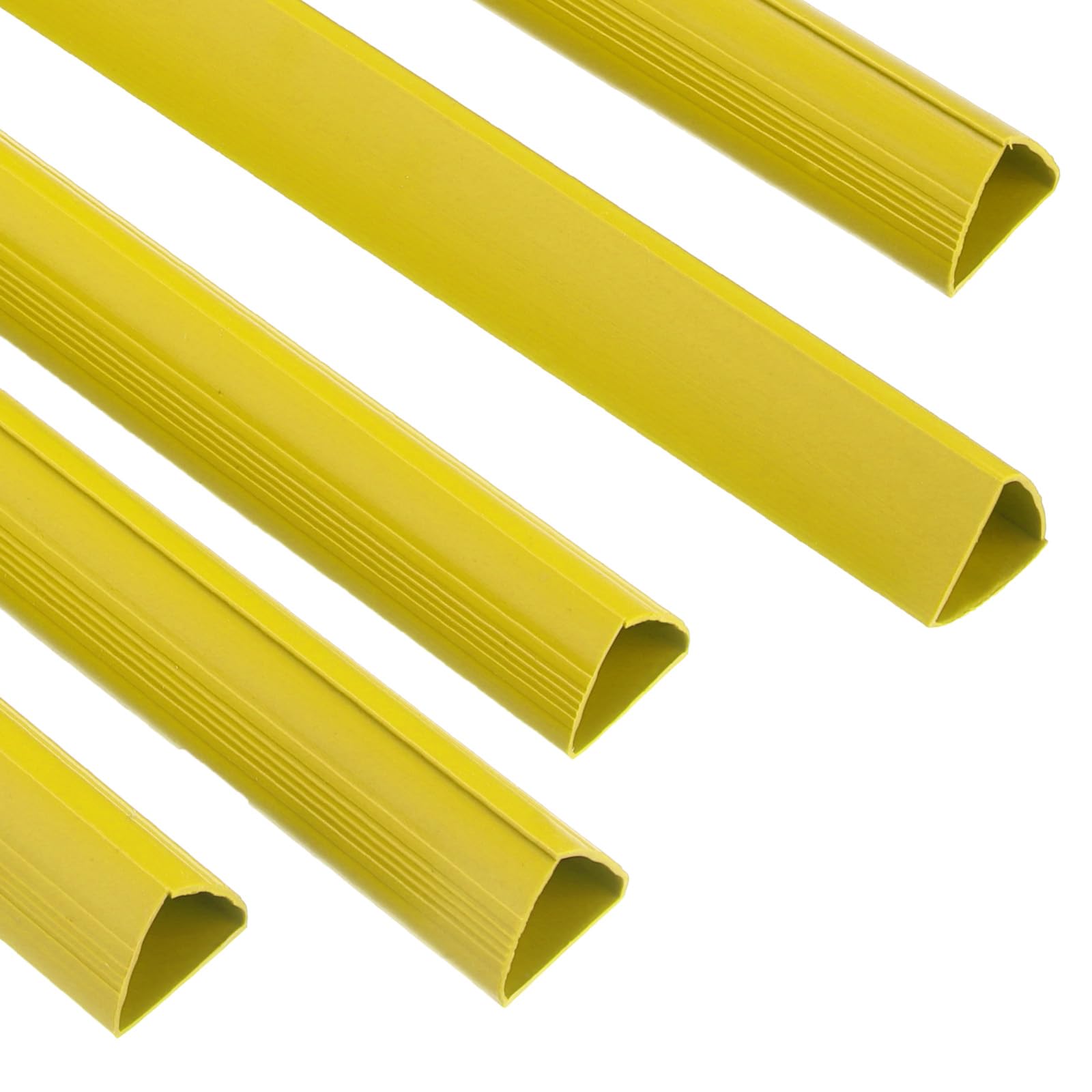 PATIKIL 20Pcs Binding Bars, 25mm Binding Bars Slide Grip 220 Sheets Capacity A4 Size Report Binder Presentation Binder for Report Cover Resume, Yellow