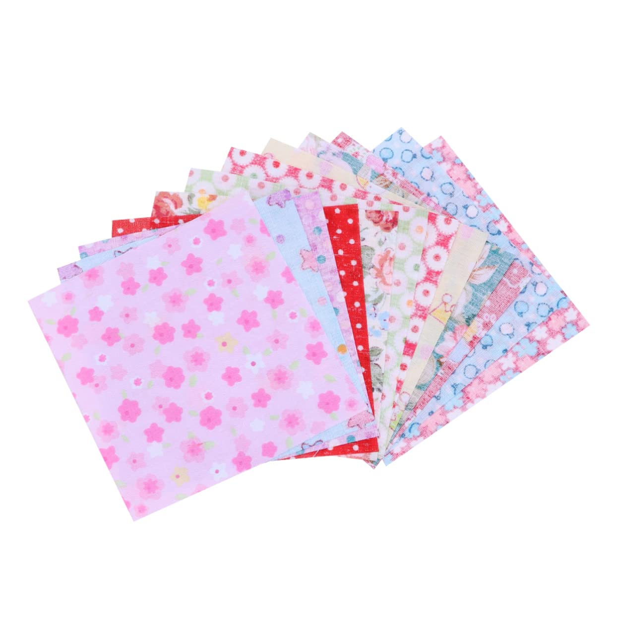 DOITOOL 2 Series Tela De Algodón Para Manualidades Diy Estampados Únicos Para Costura Y Decoración 50 Piezas*2