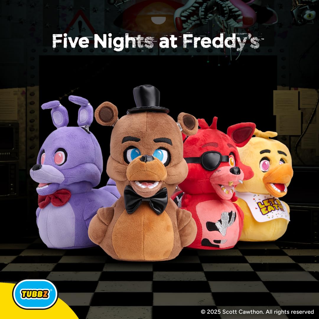 TUBBZ Peluche: Five Nights At Freddy'S - Chica Juguete Coleccionable de Pato de Goma de Peluche Disfrazado