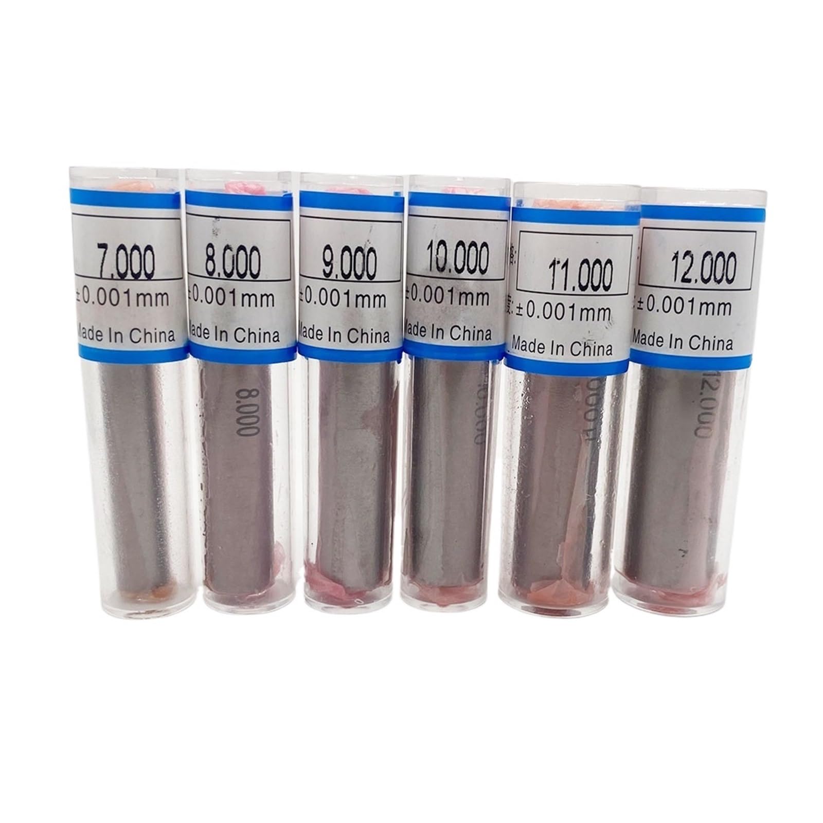 calibre de pasador Medidor de enchufe clavija, enchufe/agujero/calibre personalizado rango 0,38-0,49mm, paso,01mm, herramientas for carpintería, inspección, mecánica y medición(0.38,1 PCS)