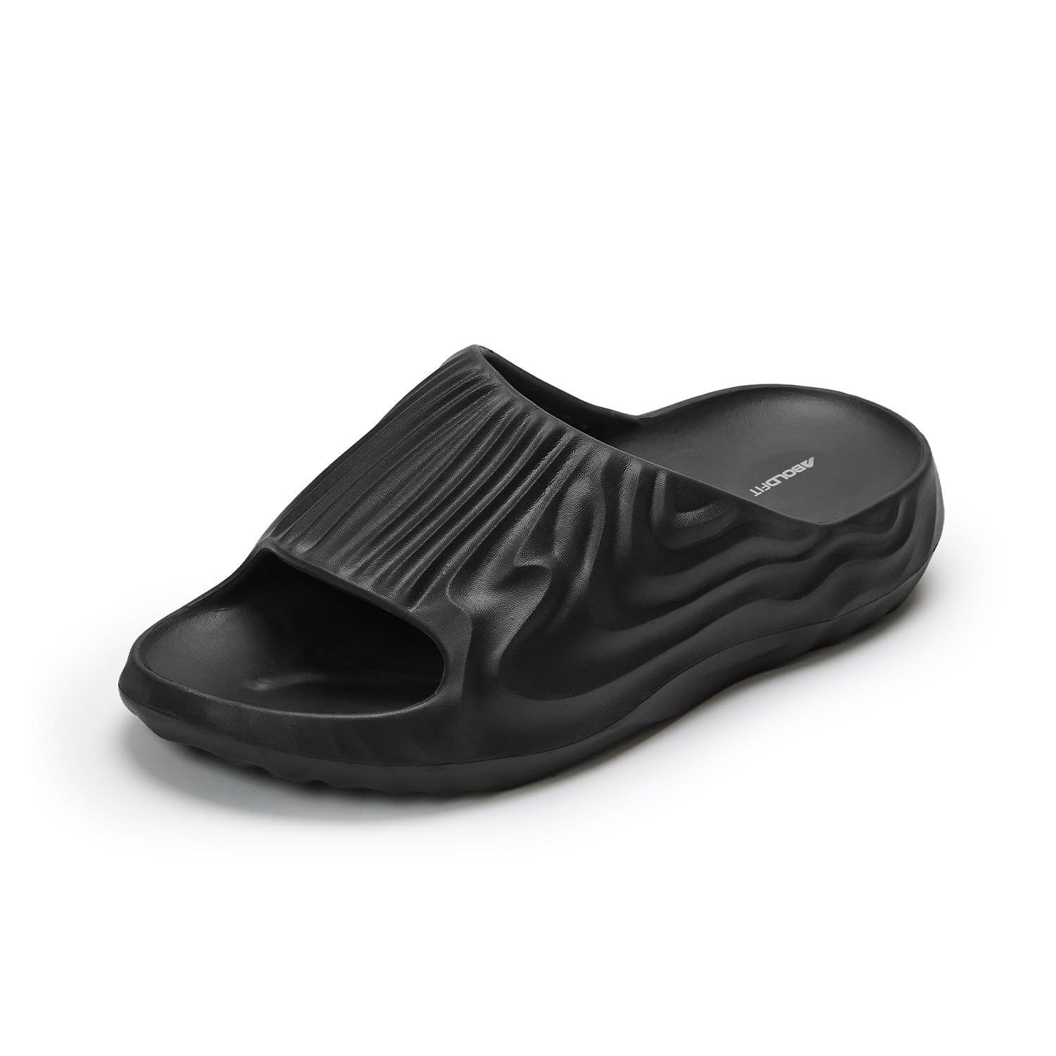 Sliders for Man, Stylish PU Strap Slippers for Men,Cushioned Eva Footbed Flip Flops & Anti-Slip Chappal, Lightweight, Durable & Supportive Slider for Everyday Wear