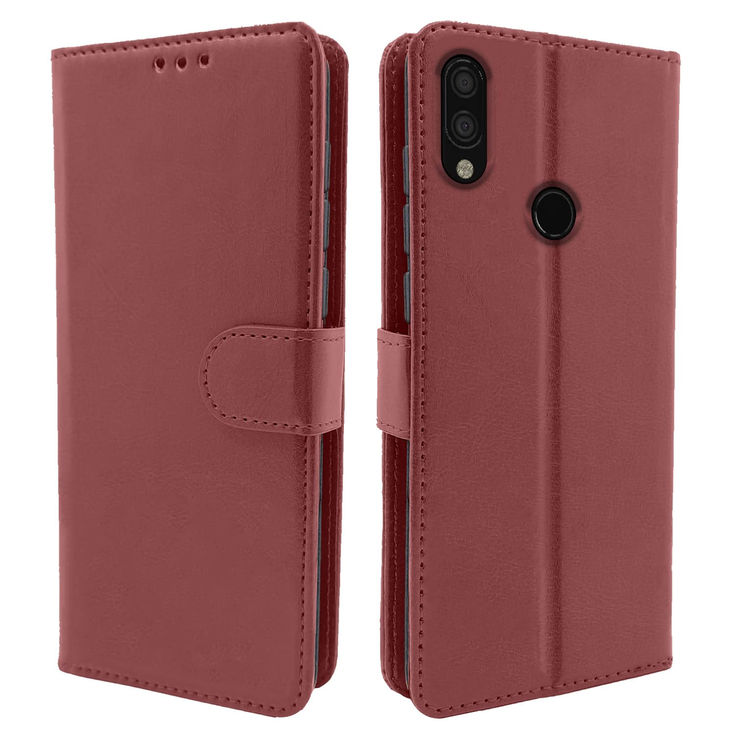Pikkme Mi Redmi 7 / Y3 Flip Case | Vintage Leather Finish | Inside TPU | Wallet Stand | Magnetic Closing | Flip Cover for Mi Redmi 7 / Y3 (Brown) (B082XWG88C) Amazon Price History, Amazon Price Tracker