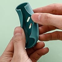 Vista 9 de Juego de 3 pares de fundas de silicona para mango de olla antiquemaduras, funda de silicona antideslizante, juego de soportes de mango