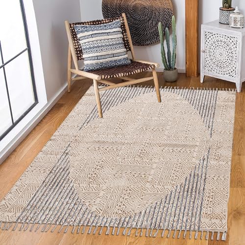 Alfombra pequeña de tejido plano para evitar atascos en puertas 3