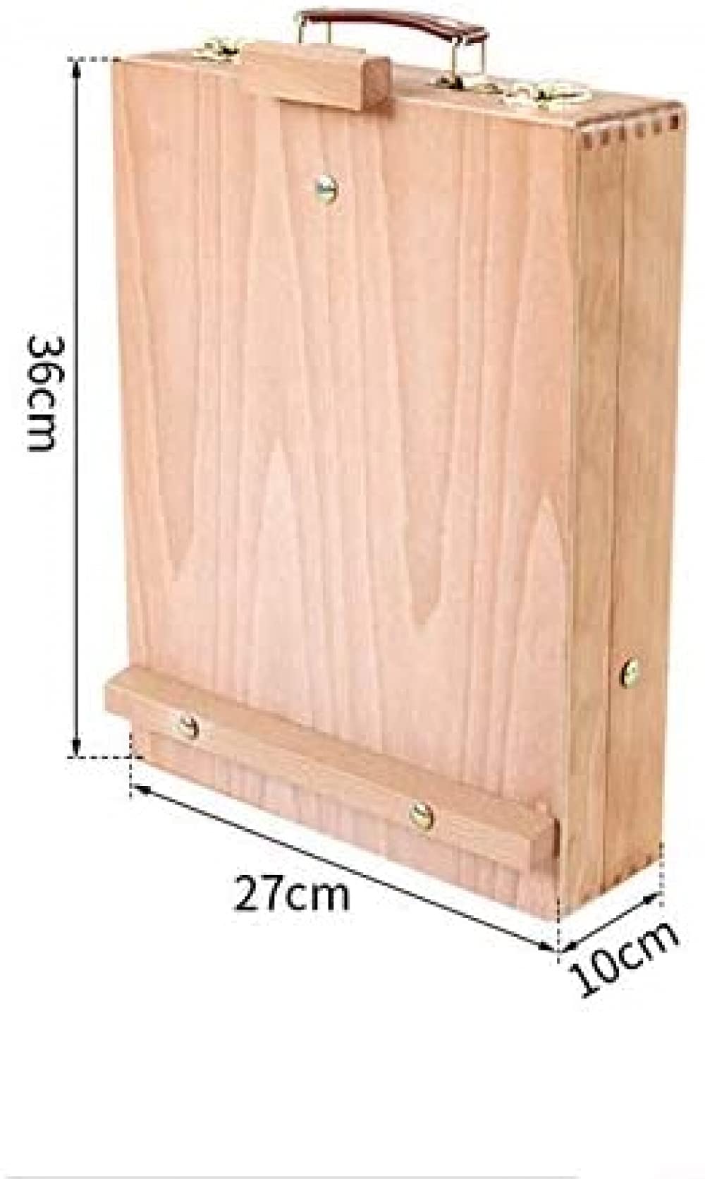 SAeWare Caja de mesa de madera, extraíble, plegable, de cuero, tablero de dibujo de madera, lienzo de mesa de trabajo, boceto con pies para pintar