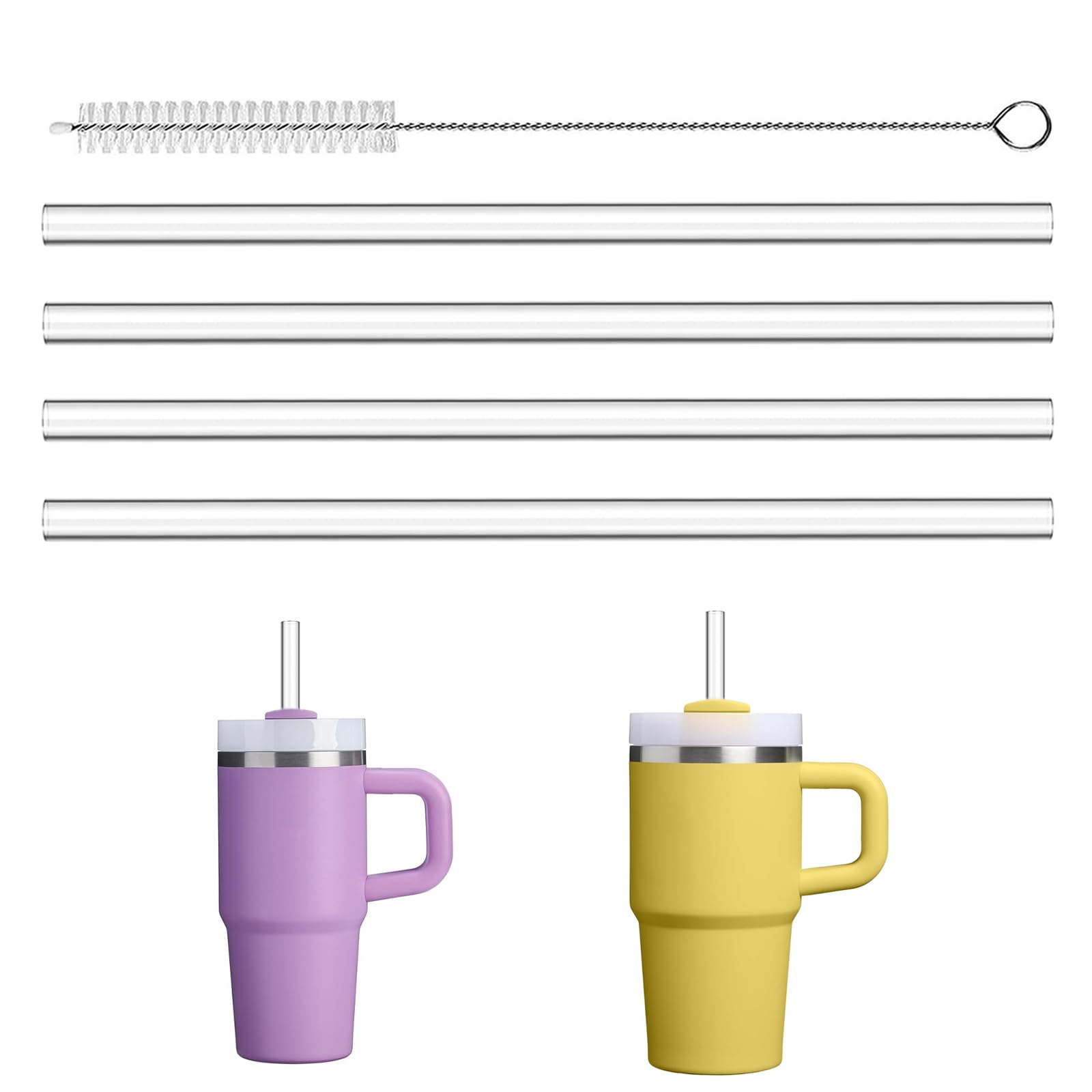 Amazon.com: 4 Pack Tritan Replacement Straws for Stanley 20oz 14oz